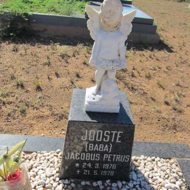 JOOSTE Jacobus Petrus 1976-1978