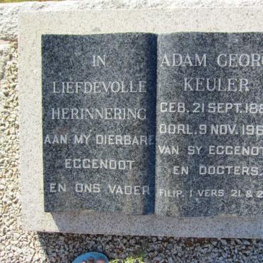 KEULER Adam Georg 1887-1965