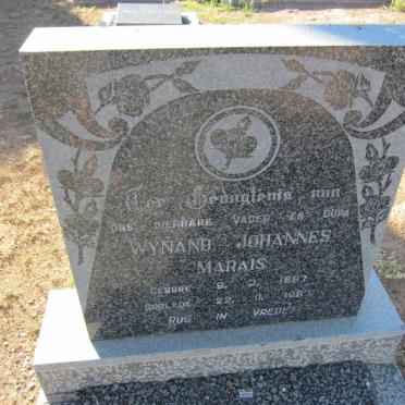 MARAIS Wynand Johannes 1887-1967