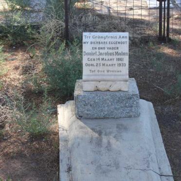 MALAN Daniel Jacobus 1861-1933