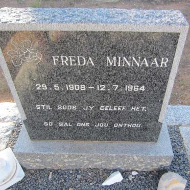 MINNAAR Freda 1908-1964
