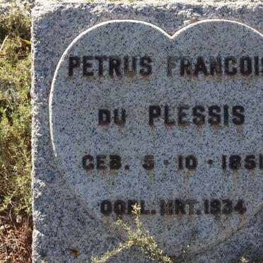 PLESSIS Petrus Francois, du 1851-1934 &amp; Alida Petronella 1854-1913