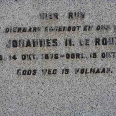 ROUX Johannes M., le 1876-1945