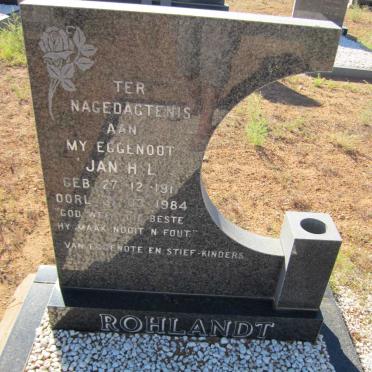 ROHLANDT Jan H.L. 1911-1984