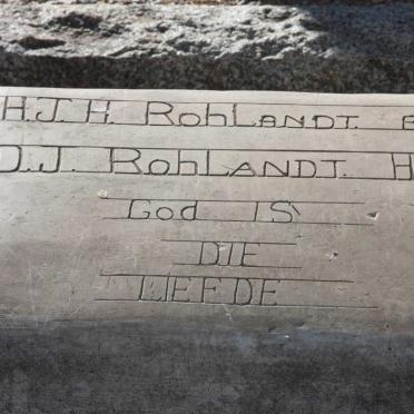 ROHLANDT H.J.H. :: D. J. ROHLANDT HEYNS