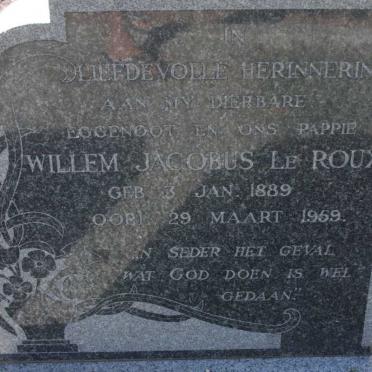 ROUX Willem Jacobus, le 1889-1959 :: ROUX Johannes Mans, le 1929-1959