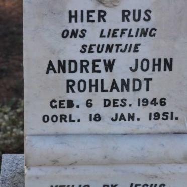 ROHLANDT Andrew John 1946-1951