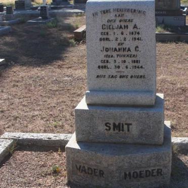 SMIT Gieljam A. 1874-1941 &amp; Johanna C. TUKKER 1881-1944 