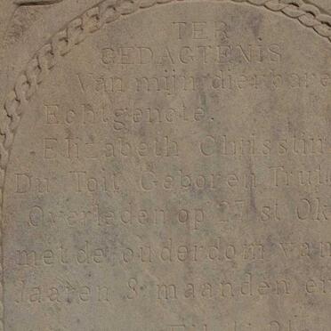 TOIT Elizabeth Chrisstina, du nee TRUTER -1918