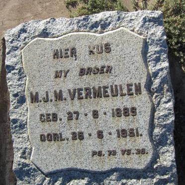 VERMEULEN M.J.M. 1886-1951