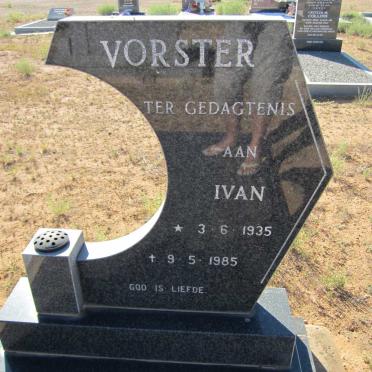 VORSTER Ivan 1935-1985