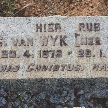 WYK Maria C., van nee V.D. MERWE 1872-1962