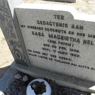 NEL Sara Magrietha nee FOURIE 1888-1953