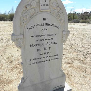 TOIT Martha Sophia, du nee VLOK -1934