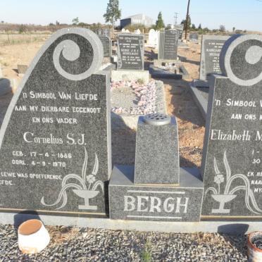 BERGH Cornelius S.J. 1886-1970 &amp; Elizabeth M.W. 1886-1975