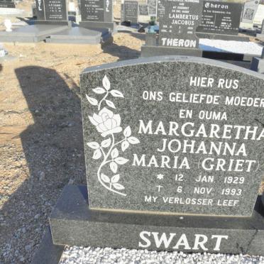 SWART Margaretha Johanna Maria 1929-1993
