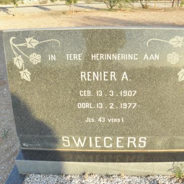 SWIEGERS Renier A. 1907-1977