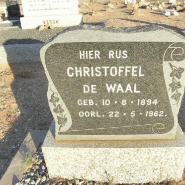 WAAL Christoffel, de 1894-1962