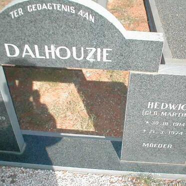 DALHOUZIE Hedwig nee MARTIN 1914-1974