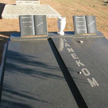 HANEKOM Hendrik J.L. 1899-1980 &amp; Winnie W.H. NOETH 1911-1974