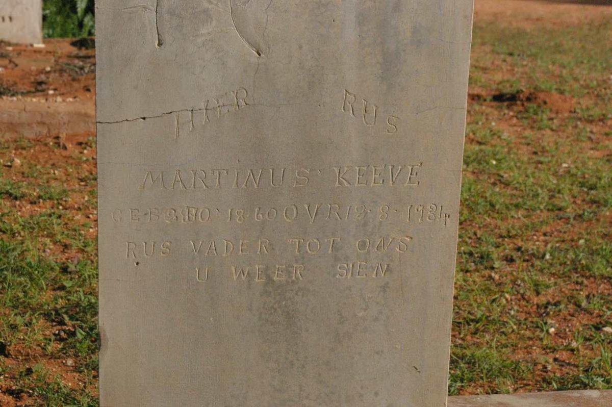KEEVE Martinus 1860-1934