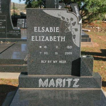 MARITZ Elsabie Elizabeth 1921-2009