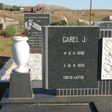MERWE Carel J., van der 1899-1978 &amp; Susanna M. 1908-1983