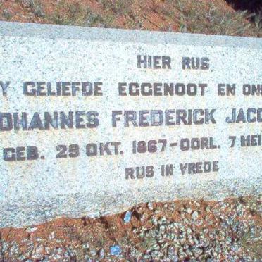 NEL Johannes Frederick Jacob 1867-1937
