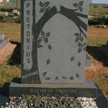 PRETORIUS Elizabeth Christina 1940-1967