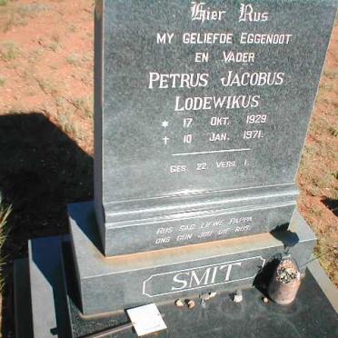 SMIT Petrus Jacobus Lodewikus 1929-1971