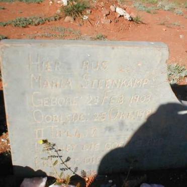 STEENKAMP Maria 1903-198?