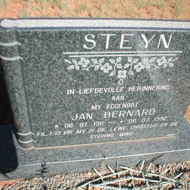 STEYN Jan Bernard 1911-1992