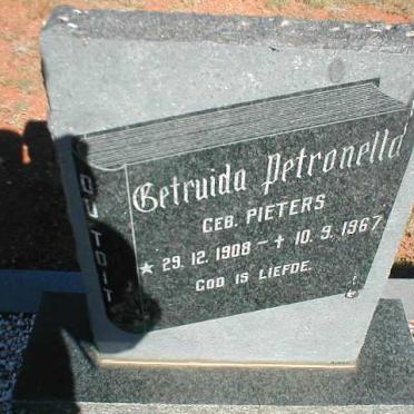 TOIT Getruida Petronella, du nee PIETERS 1908-1967
