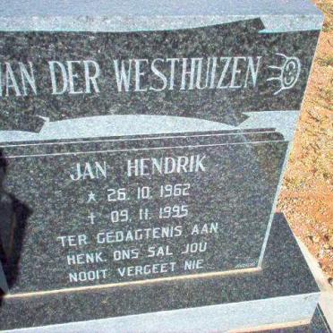 WESTHUIZEN Jan Hendrik, van der 1962-1995