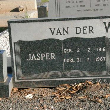WESTHUIZEN Jasper, van der 1916-1987 &amp; Magrieta 1921-