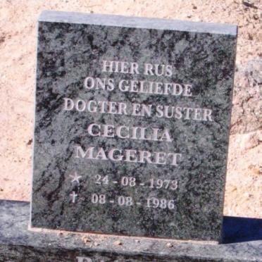 BASSON Cecilia Margeret 1973-1986