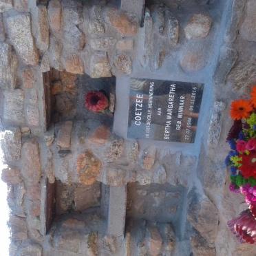 COETZEE Bertha Margaretha nee MINNAAR 1946-2016
