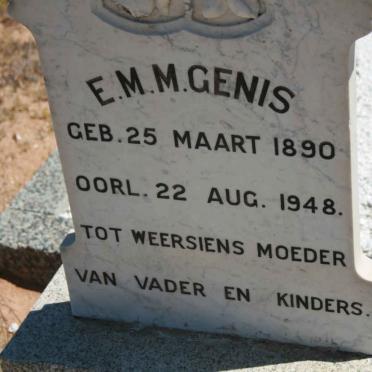 GENIS E.M.M. 1890-1948