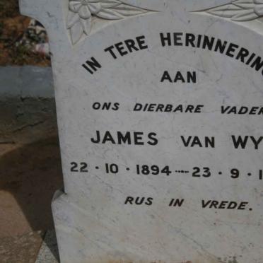 WYK James, van 1894-1923