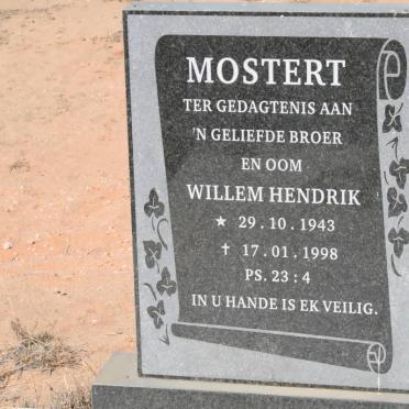 MOSTERT Willem Hendrik 1943-1998