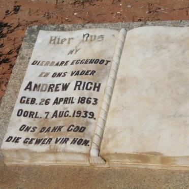 RICH Andrew 1863-1939