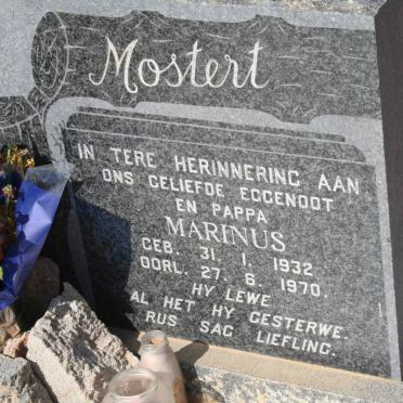 MOSTERT Marinus 1932-1970
