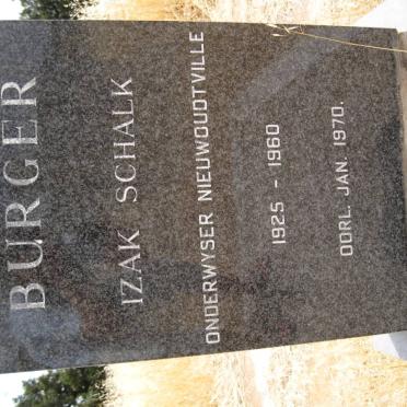 BURGER Izak Schalk -1970 &amp; Drienie 1906-1991