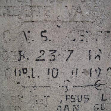 CERFF C.N.S. 1849-1920