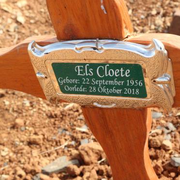 CLOETE Els 1956-2018