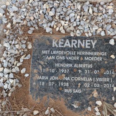 KEARNEY Hendrik Albertus 1937-2014 &amp; Maria Johanna Cornelia VISSER 1938-2014 