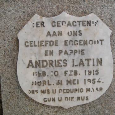 LATIN Andries 1915-1954