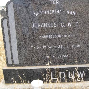 LOUW Johannes C.W.C. 1904-1969