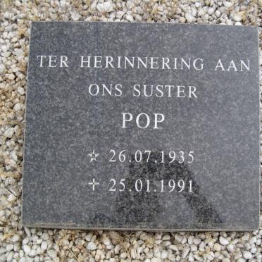LANGE Johanna Christina, de nee LOUW 1915-1970 :: DE LANGE Pop 1935-1991