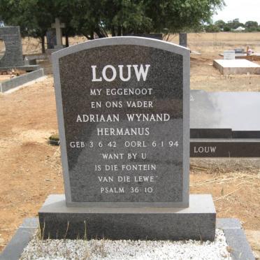 LOUW Adriaan Wynand Hermanus 1942-1994